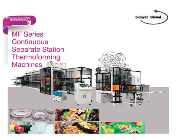 MF Series Two-Stations Thermoforming Systems (Heavy Duty)